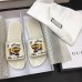 Gucci Men's Slide Sandals Tiger With L’aveugle par amour White 2018