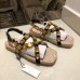 Gucci Grosgrain Espadrilles Sandals with Crystals 573024 Gold 2019