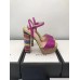 Gucci Rainbow Heel Sandals Hot Pink 2018