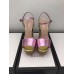 Gucci Rainbow Heel Sandals Pink 2018