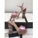 Gucci Rainbow Heel Sandals Pink 2018