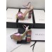 Gucci Rainbow Heel Sandals Pink 2018