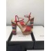 Gucci Rainbow Heel Sandals Red 2018