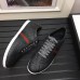 Gucci Glitter Fabric Web Stud Detail Low-up Sneaker 41972 Black 2017