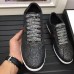 Gucci Glitter Fabric Web Stud Detail Low-up Sneaker 41972 Black 2017