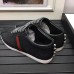 Gucci Glitter Fabric Web Stud Detail Low-up Sneaker 41972 Black 2017