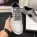 Gucci Glitter Fabric Web Stud Detail Low-up Sneaker 41972 Silver 2017