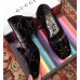 Gucci GG Velvet Loafer/Pumps with Stripe Black 2018