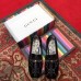 Gucci GG Velvet Loafer/Pumps with Stripe Black 2018