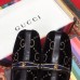 Gucci GG Velvet Loafer/Pumps with Stripe Black 2018