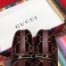 Gucci GG Velvet Loafer/Pumps with Stripe Coffee 2018