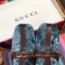 Gucci GG Velvet Loafer/Pumps with Stripe Blue 2018