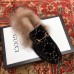 Gucci Princetown GG Velvet Fur Slipper Black