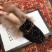 Gucci Princetown GG Velvet Fur Slipper Black