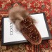 Gucci Princetown GG Velvet Fur Slipper Coffee