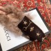 Gucci Princetown Leather Fur Slipper Black Bee And Star