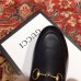 Gucci Princetown Leather Fur Slipper Black