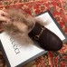 Gucci Princetown Leather Fur Slipper Coffee