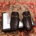 Gucci Princetown Leather Fur Slipper Coffee