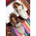 Gucci Princetown Leather Fur Slipper White