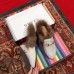 Gucci Princetown Leather Fur Slipper White