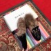 Gucci Princetown Velvet Fur Slipper With Crystals Black