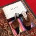 Gucci Crystal and Fur Slipper Black Runway