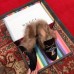 Gucci Princetown Leather Fur Slipper Black Animal And UFO