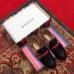 Gucci Princetown Leather Fur Slipper Black Web