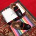 Gucci Princetown Leather Fur Slipper Black Web