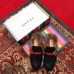 Gucci Princetown Leather Fur Slipper Black Web