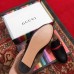 Gucci Princetown Leather Fur Slipper Black Web