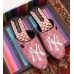 Gucci Original GG Slipper with NY Yankees™ Patch 537089 Pink 2018