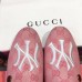 Gucci Original GG Slipper with NY Yankees™ Patch 537089 Pink 2018