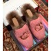 Gucci GG Princetown Mink Fur Mules Slipper Pink 2018