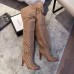 Gucci Canvas Over-the-knee Boots 523513 Beige 2018