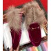 Gucci Princetown Jordaan Fur Wool Loafer 496626 Velvet Fuchsia 2018