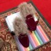 Gucci Princetown Jordaan Fur Wool Loafer 496626 Velvet Fuchsia 2018