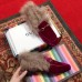 Gucci Princetown Jordaan Fur Wool Loafer 496626 Velvet Fuchsia 2018