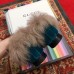 Gucci Princetown Jordaan Fur Wool Loafer 496626 Velvet Turquoise 2018