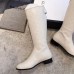 Gucci GG Leather High Boots Creamy 2018