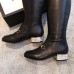 Gucci Horsebit Leather Knee Boot With Crystal 525248 Black 2018