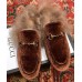 Gucci Princetown Jordaan Fur Wool Slipper Velvet Caramel 2018