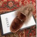 Gucci Princetown Jordaan Fur Wool Slipper Velvet Caramel 2018