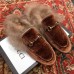 Gucci Princetown Jordaan Fur Wool Slipper Velvet Caramel 2018