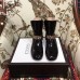 Gucci Chain Leather Boots Black 2018