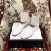 Gucci Chain Leather Boots White 2018