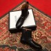 Gucci Jordaan Horsebit Leather Ankle Boots 496619 Black 2018