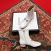 Gucci Horsebit Leather Ankle Boots With Crystals White 2018