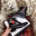 Gucci Leather Ankle Boots Black Embroidered Heart Sword And Tiger Head 2018